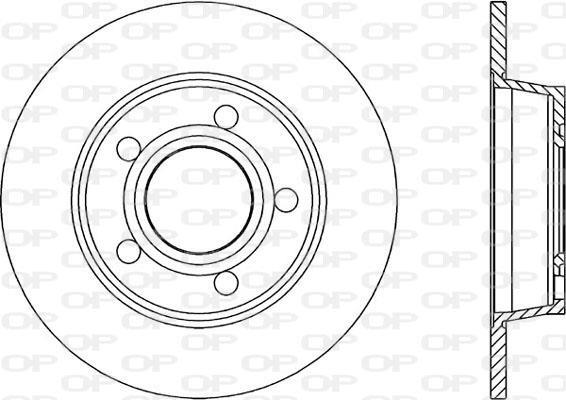 Discos de travão OPEN PARTS ref. BDR1743.10