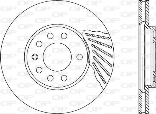 Disques de frein OPEN PARTS ref. BDR1808.20