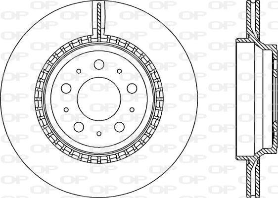 Discos de travão OPEN PARTS ref. BDR1975.20