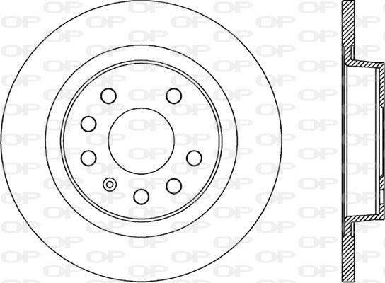 Discos de travão OPEN PARTS ref. BDR1989.10