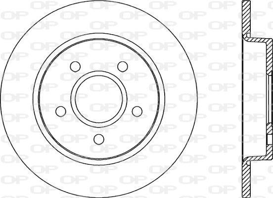 Disques de frein OPEN PARTS ref. BDR2041.10