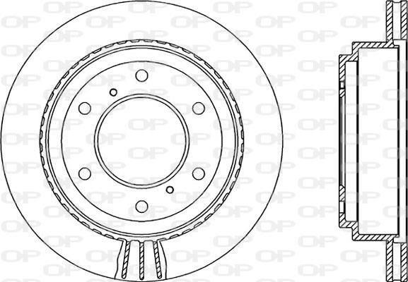 Discos de travão OPEN PARTS ref. BDR2134.20
