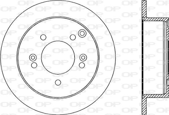 Disques de frein OPEN PARTS ref. BDR2182.10