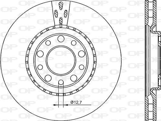 Disques de frein OPEN PARTS ref. BDR2253.20