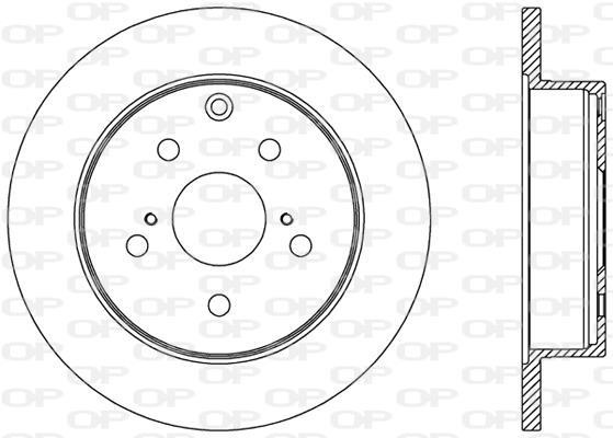 Discos de travão OPEN PARTS ref. BDR2422.10
