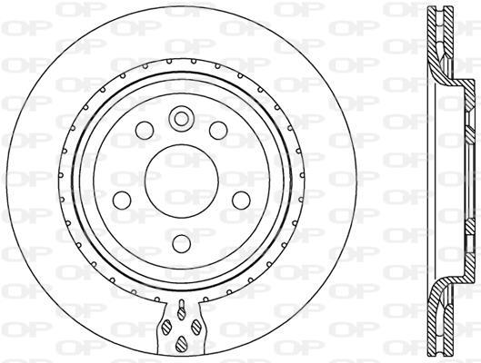 Discos de travão OPEN PARTS ref. BDR2458.20