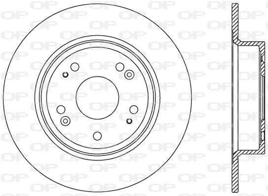 Disques de frein OPEN PARTS ref. BDR2495.10
