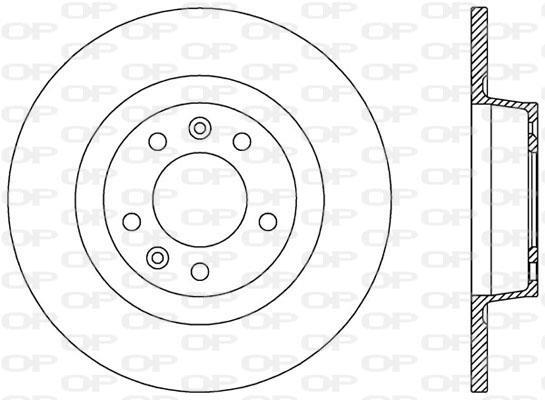 Disques de frein OPEN PARTS ref. BDR2518.10