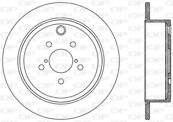 Discos de travão OPEN PARTS ref. BDR2541.10