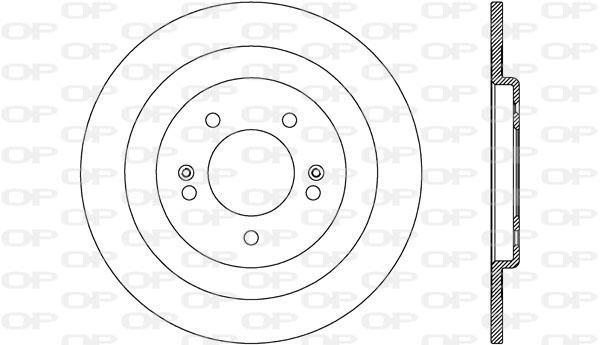 Disques de frein OPEN PARTS ref. BDR2607.10