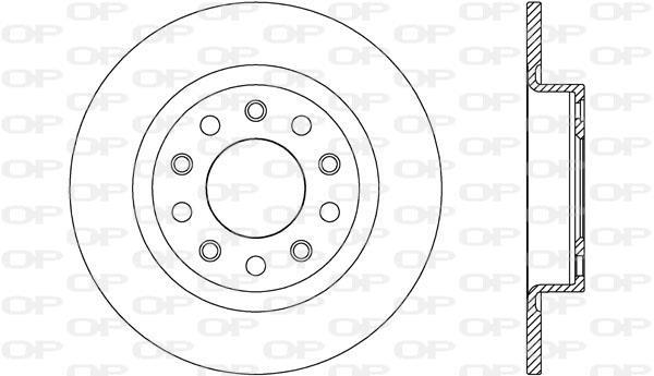 Discos de travão OPEN PARTS ref. BDR2615.10