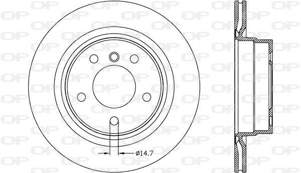 Discos de travão OPEN PARTS ref. BDR2624.20
