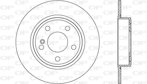 Discos de travão OPEN PARTS ref. BDR2642.10