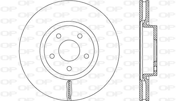 Discos de travão OPEN PARTS ref. BDR2687.20