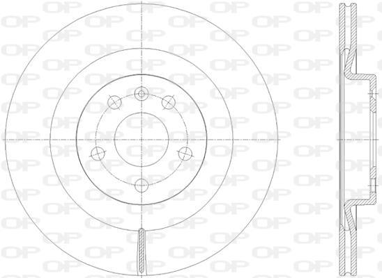 Discos de travão OPEN PARTS ref. BDR2827.20
