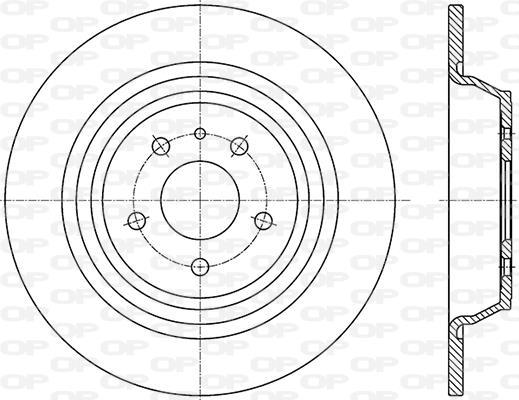 Discos de travão OPEN PARTS ref. BDR2842.10