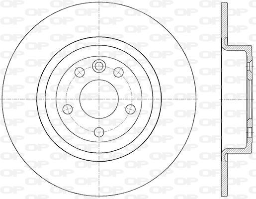 Discos de travão OPEN PARTS ref. BDR2844.10