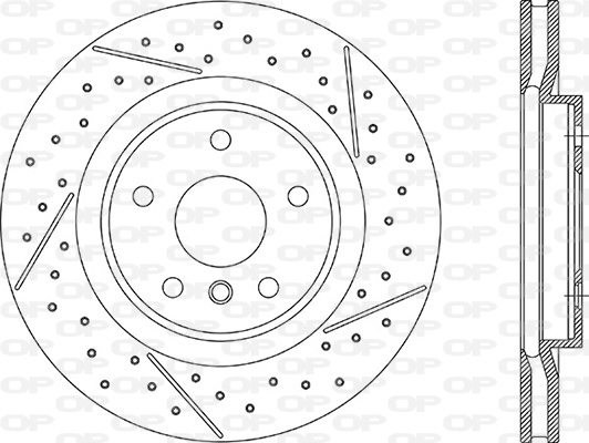 Discos de travão OPEN PARTS BDR2913.20