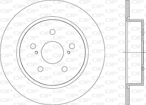 Disques de frein OPEN PARTS BDR2925.10
