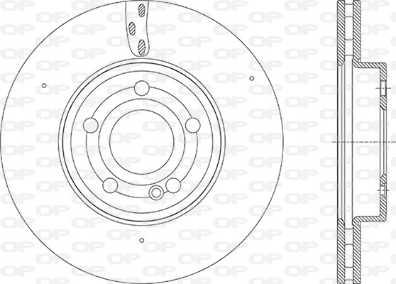 Discos de travão OPEN PARTS BDR2936.20