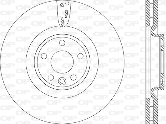 Discos de travão OPEN PARTS BDR2948.20