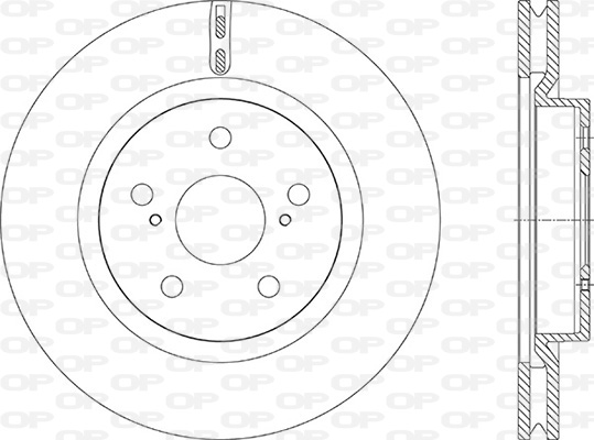 Discos de travão OPEN PARTS BDR2954.20