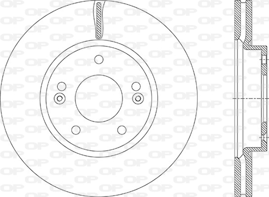 Discos de travão OPEN PARTS BDR2955.20