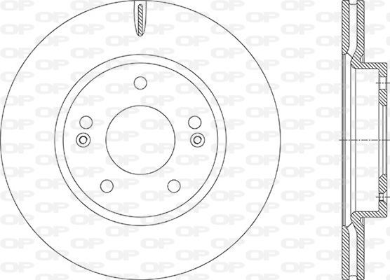 Discos de travão OPEN PARTS BDR2958.20
