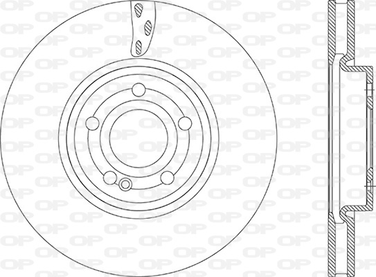 Discos de travão OPEN PARTS BDR2964.20