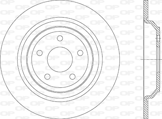 Disques de frein OPEN PARTS BDR2973.10