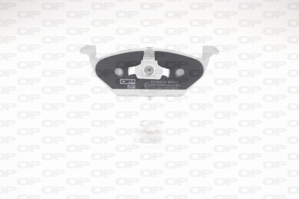 Jeu de 4 plaquettes de frein OPEN PARTS BPE0633.20