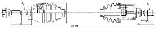 Cardan OPEN PARTS ref. DRS6495.00