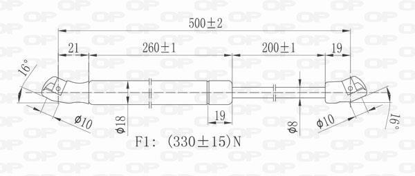 Cilindro OPEN PARTS GSR6020.00