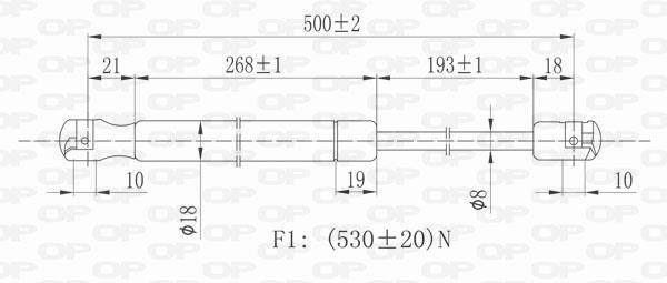 Cilindro OPEN PARTS GSR6041.00