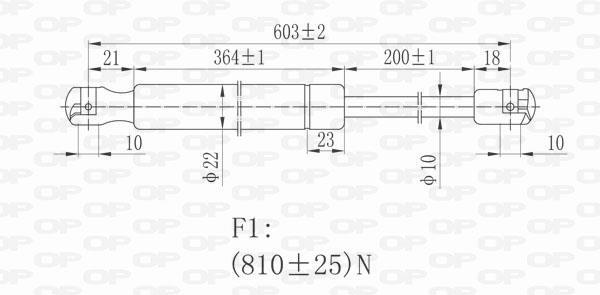 Cilindro OPEN PARTS GSR6069.00