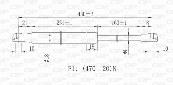 Cilindro OPEN PARTS GSR6092.00