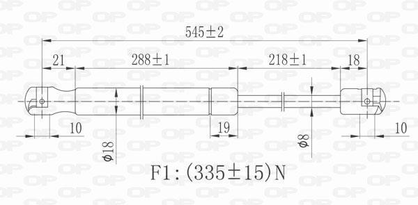 Cilindro OPEN PARTS ref. GSR6102.00