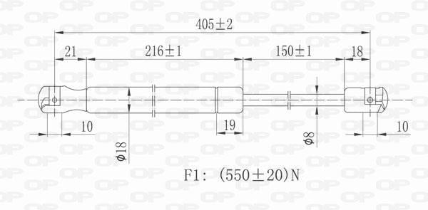 Cilindro OPEN PARTS GSR6151.00