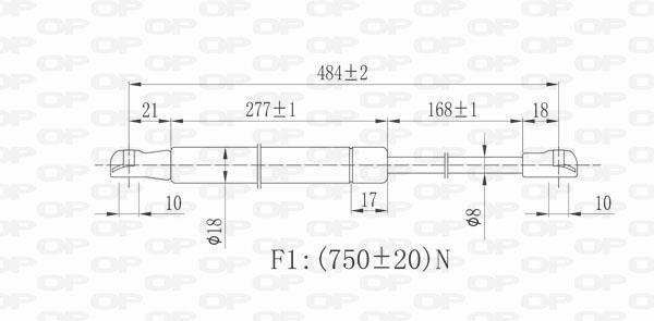 Cilindro OPEN PARTS GSR6157.00