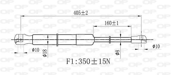 Cilindro OPEN PARTS GSR6452.00