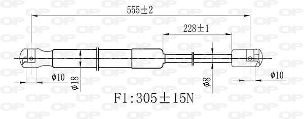 Cilindro OPEN PARTS GSR6475.00
