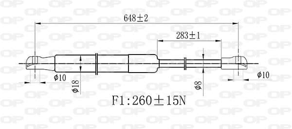 Cilindro OPEN PARTS GSR6496.00