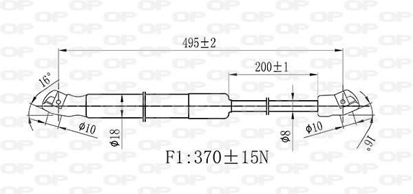 Cilindro OPEN PARTS GSR6514.00