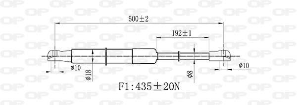 Cilindro OPEN PARTS GSR6517.00