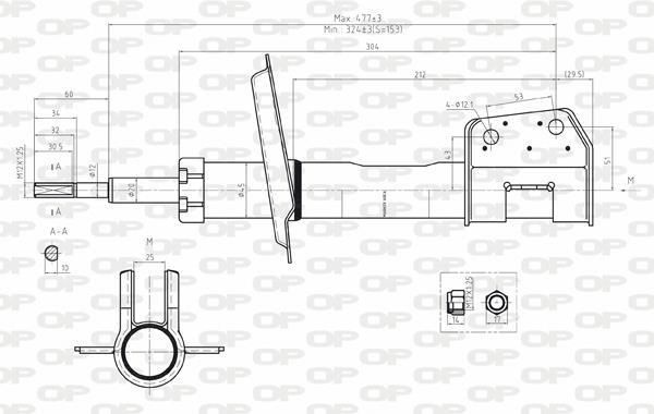 Amortisseur OPEN PARTS ref. SAB8026.31