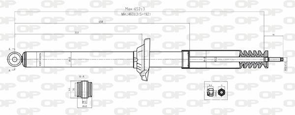 Amortiguador OPEN PARTS ref. SAB8048.32