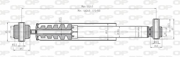 Amortisseur OPEN PARTS ref. SAB8081.32