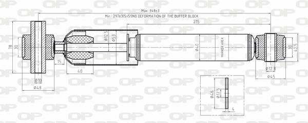 Amortisseur OPEN PARTS ref. SAB8136.32