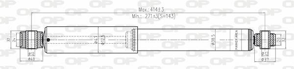 Amortisseur OPEN PARTS ref. SAB8147.32
