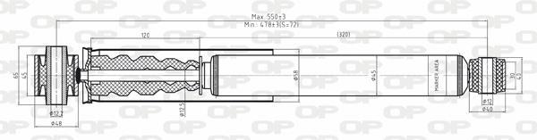 Amortiguador OPEN PARTS ref. SAB8169.32